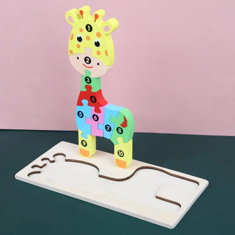 Thumbnail: Stem - Wood Puzzles (Giraffe)