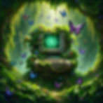 DALL·E 2024-04-17 18.24.44 - In the heart of a dense, verdant fantasy forest, an archaic c