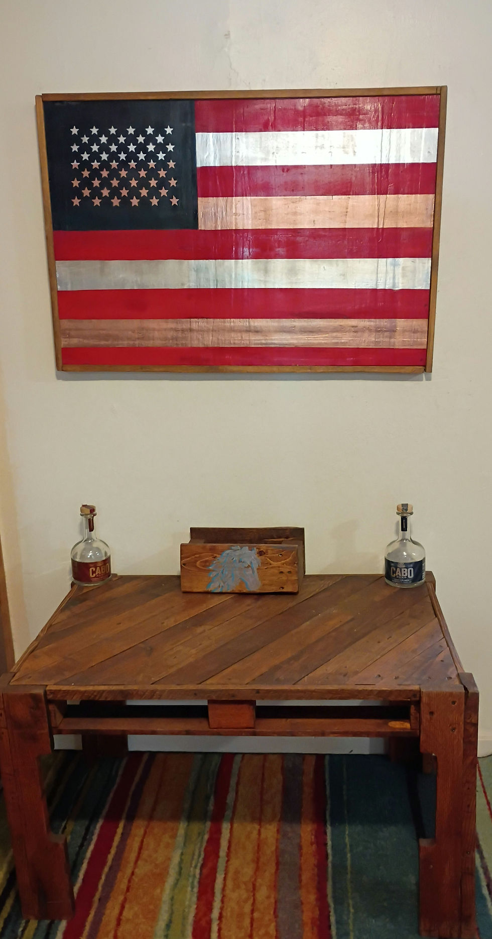 Thumbnail: Flag double-sided framed 40" x 27"
