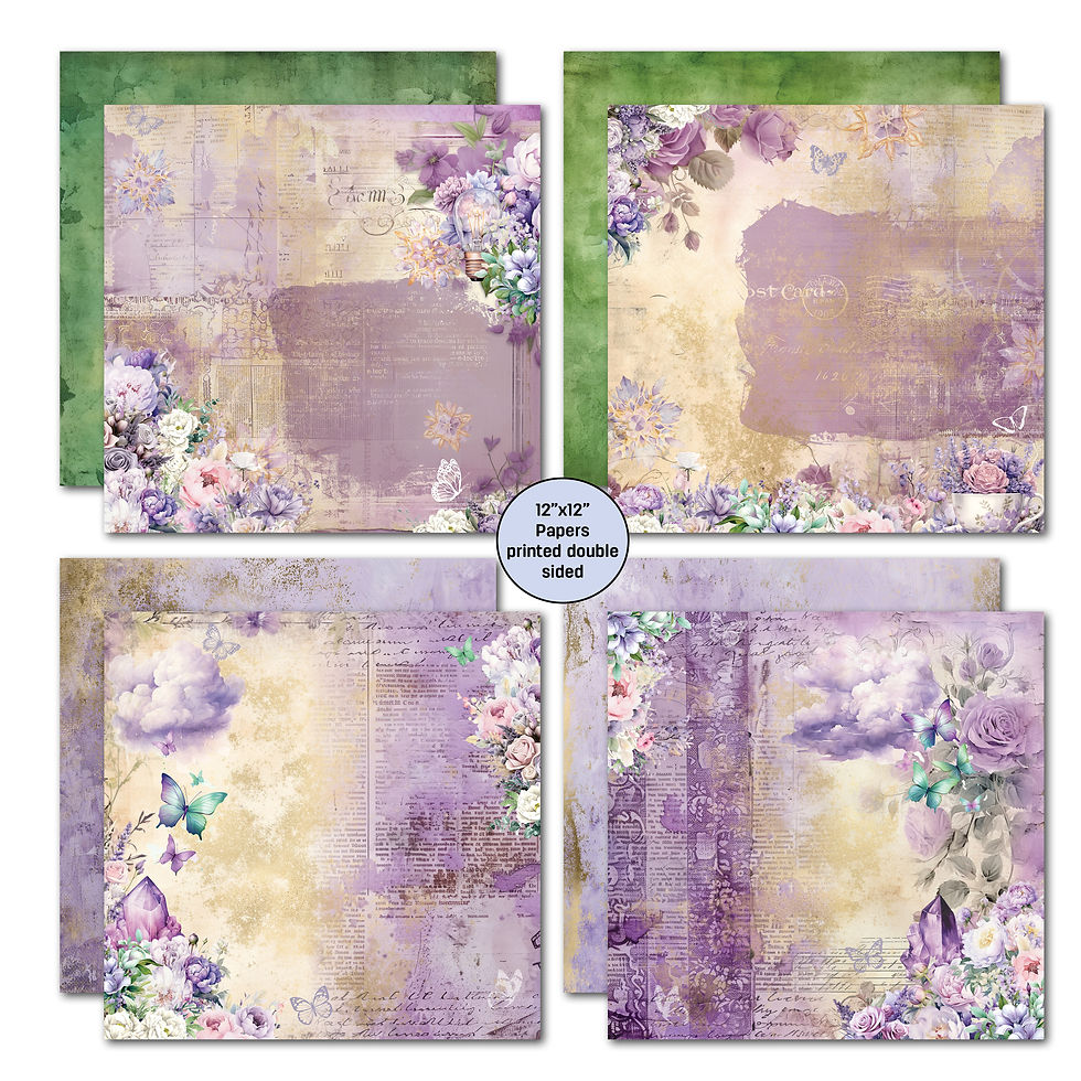Thumbnail: Violet Dreams Scrapbook Collection August 2026