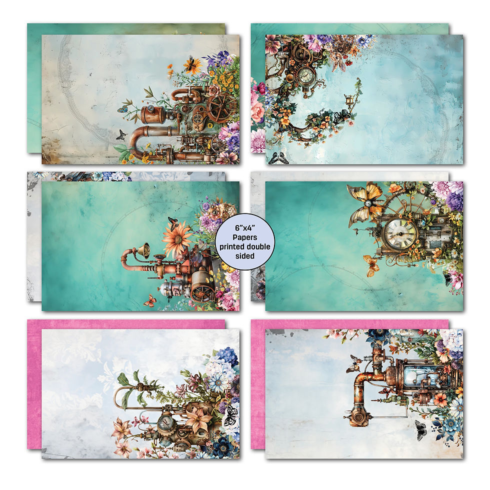 Thumbnail: Floral Mechanica 6x4 Card pack May 2026