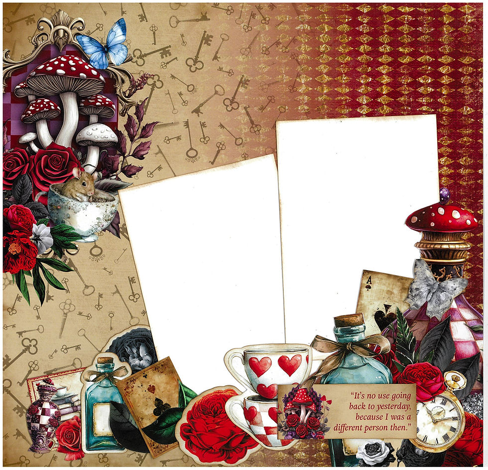 Thumbnail: Red Queen Scrapbook Collection  February 2026