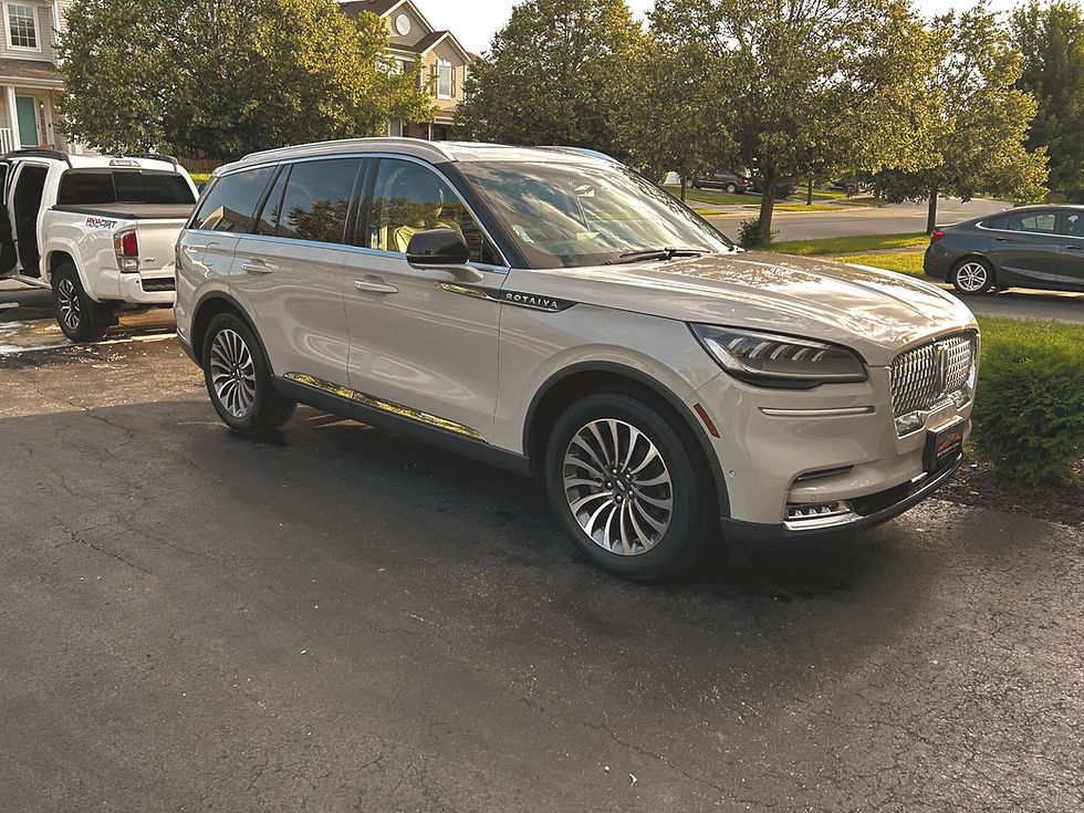 Lincoln Aviator hand washed to perfecrtion.