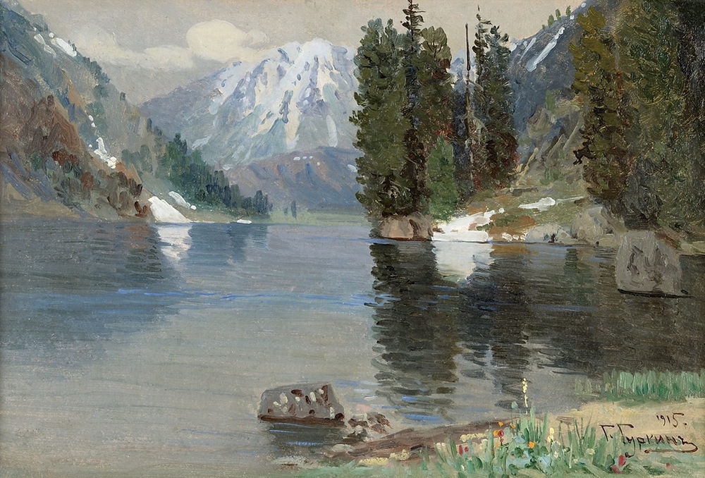 Озеро горных духов картина григория чорос гуркина