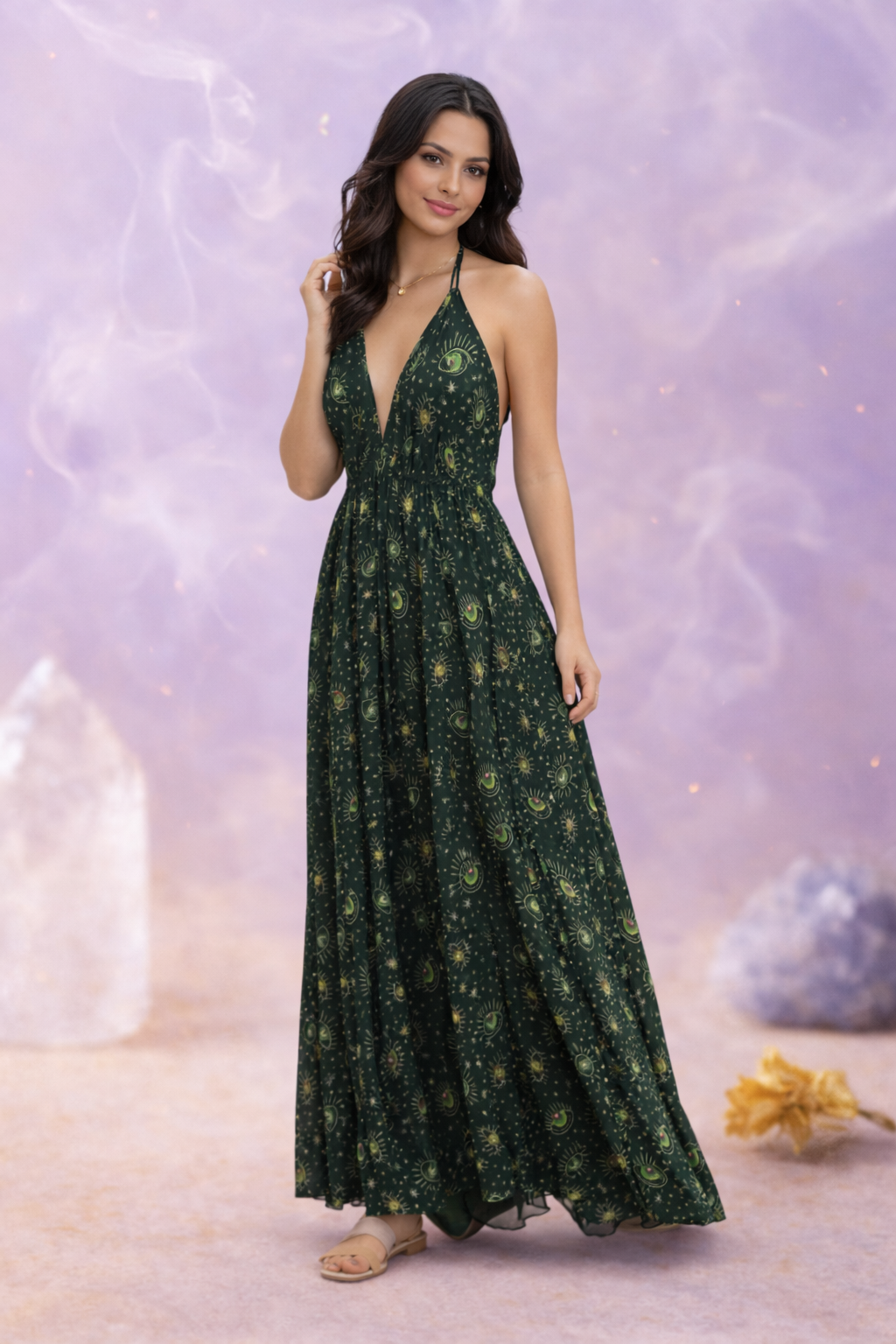 Vestido Eyes Verde