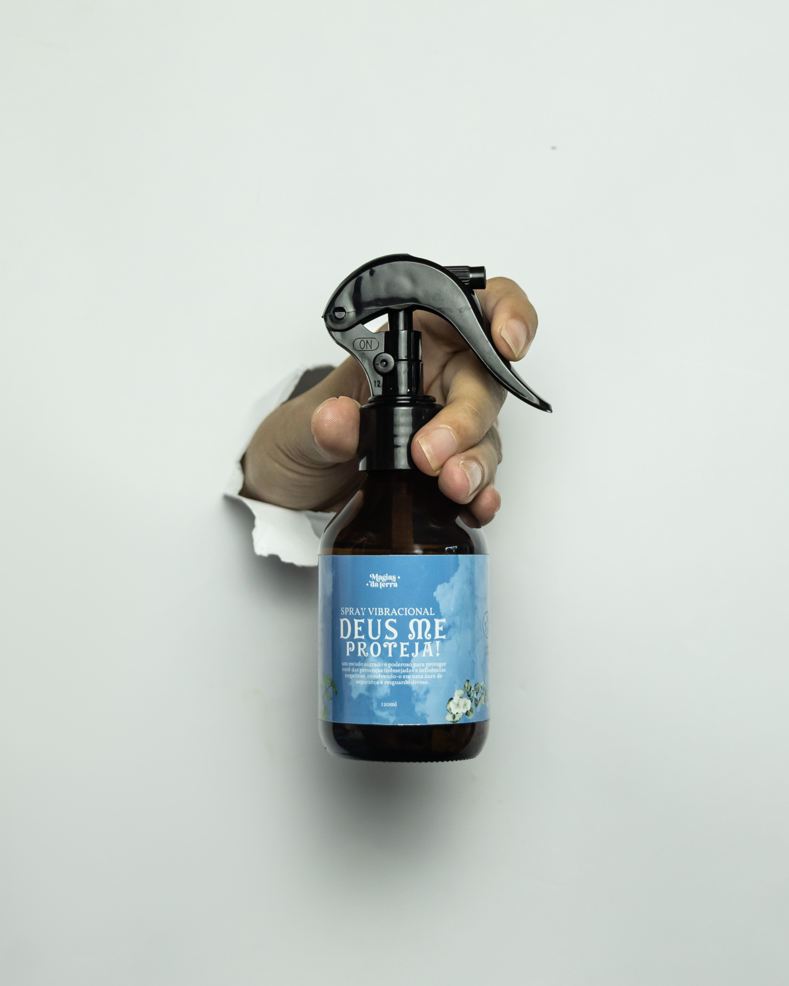 Deus me Proteja Spray Vibracional com Óleos Essenciais