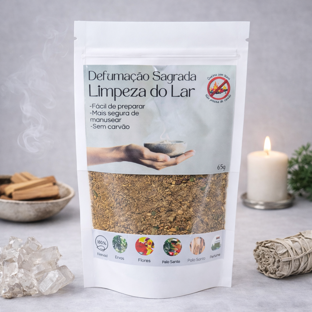 Defumação Sagrada Limpeza do Lar 65g