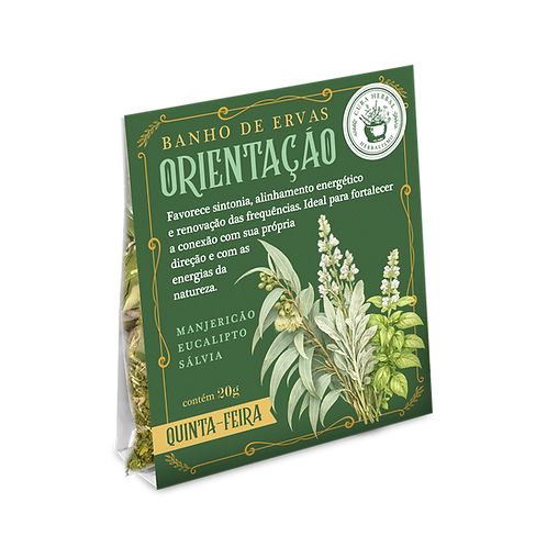 Banho de Orientacao para Quinta-Feira Sache 20g