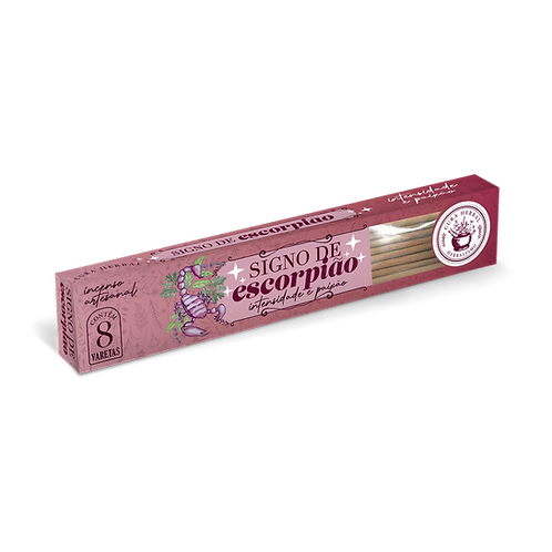 Incenso Signo Escorpião - Cura Herbal
