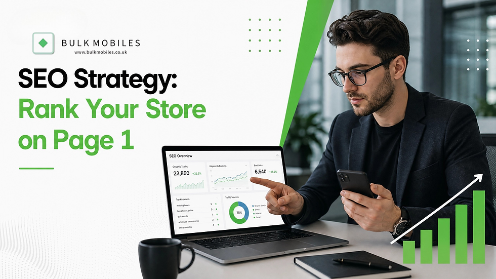 Dominating Tech SEO: How to Rank Your Bulk Mobiles Store
