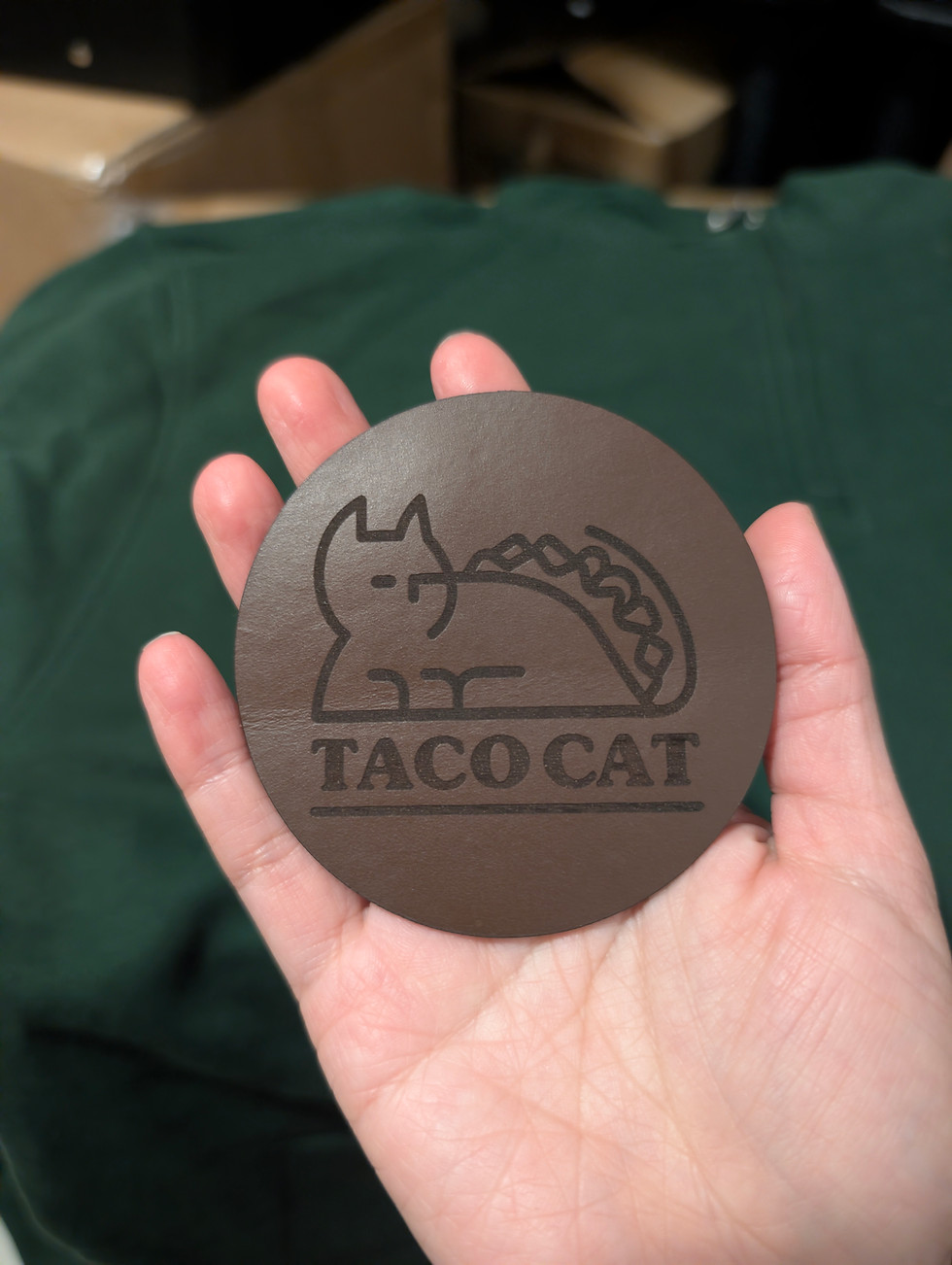 Thumbnail: Forest Leather-Patch Quarter Zip