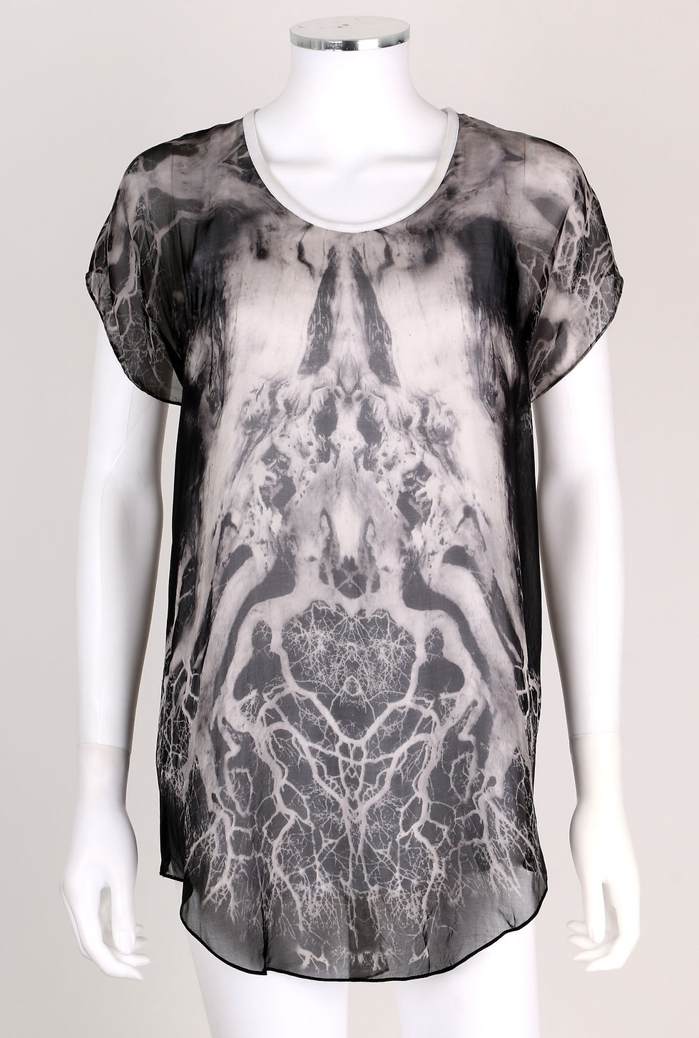 Thumbnail: Alexander McQueen "Tree Print" Overlay Blouse
