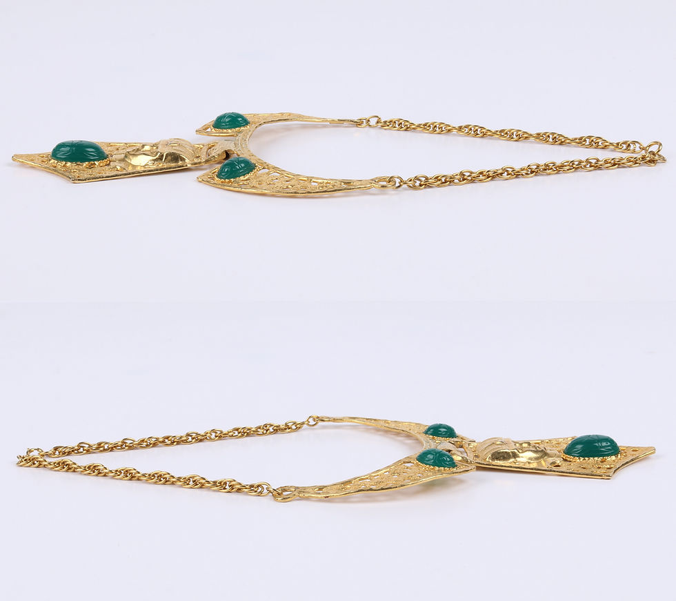 Thumbnail: Hattie Carnegie Egyptian Pharaoh Necklace