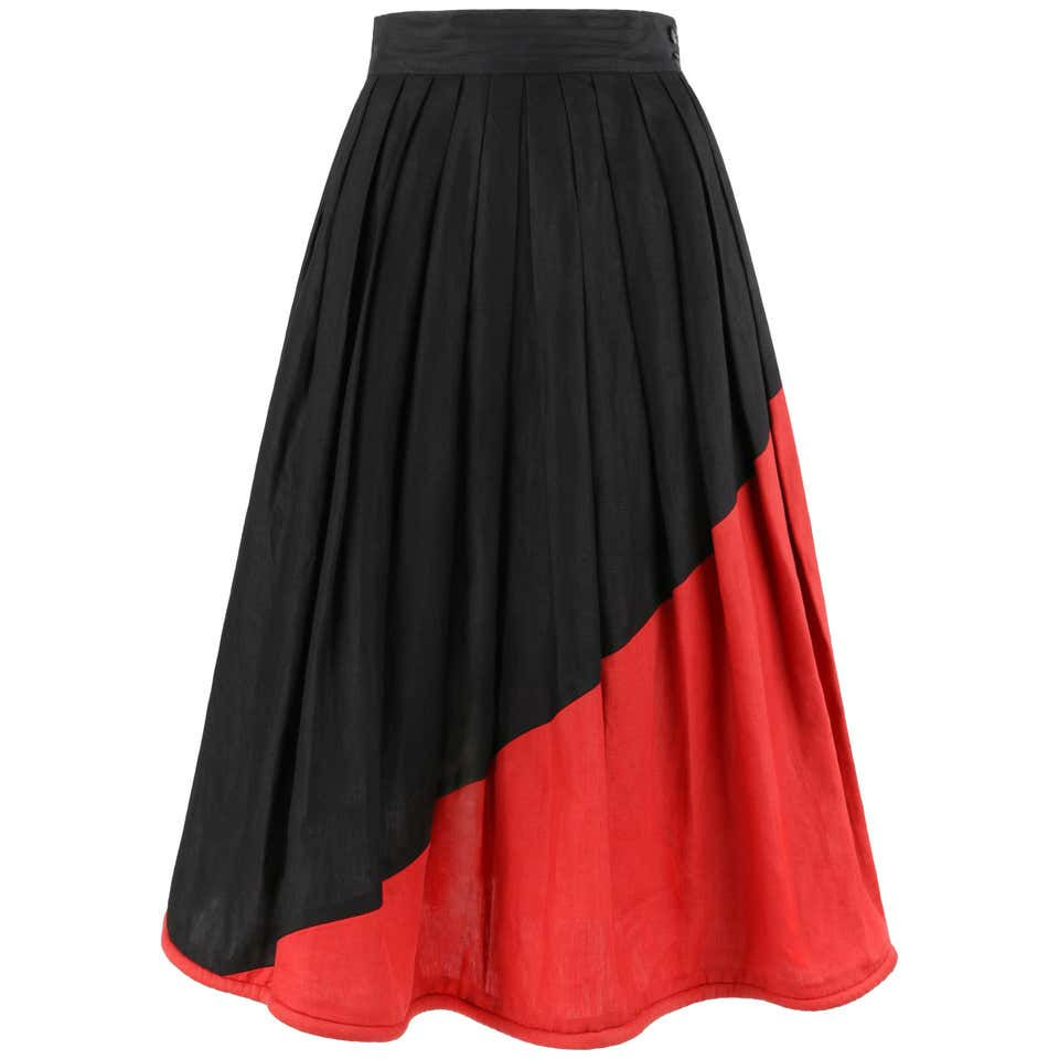 Perry Ellis "Espana" Two Tone Skirt