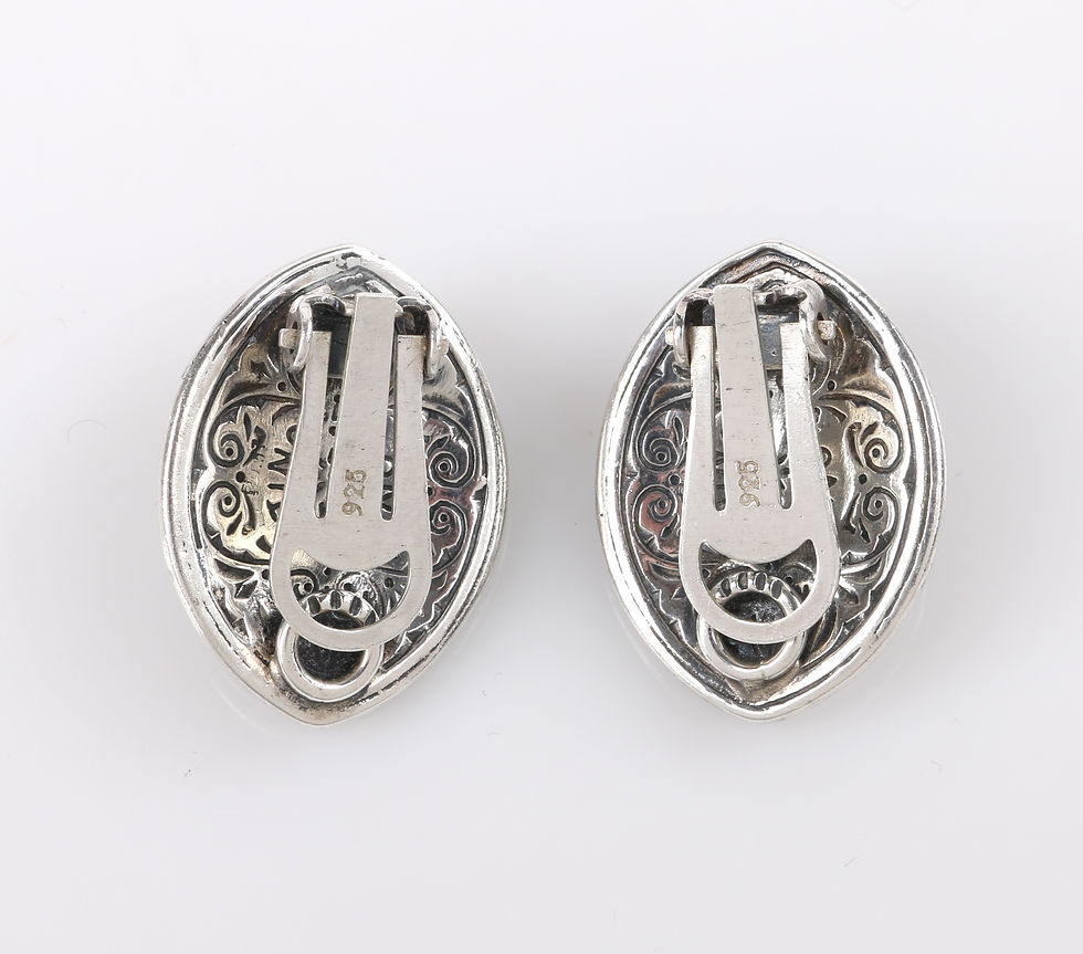 Thumbnail: Konstantino Sterling Silver & 18K Gold Amethyst Earrings