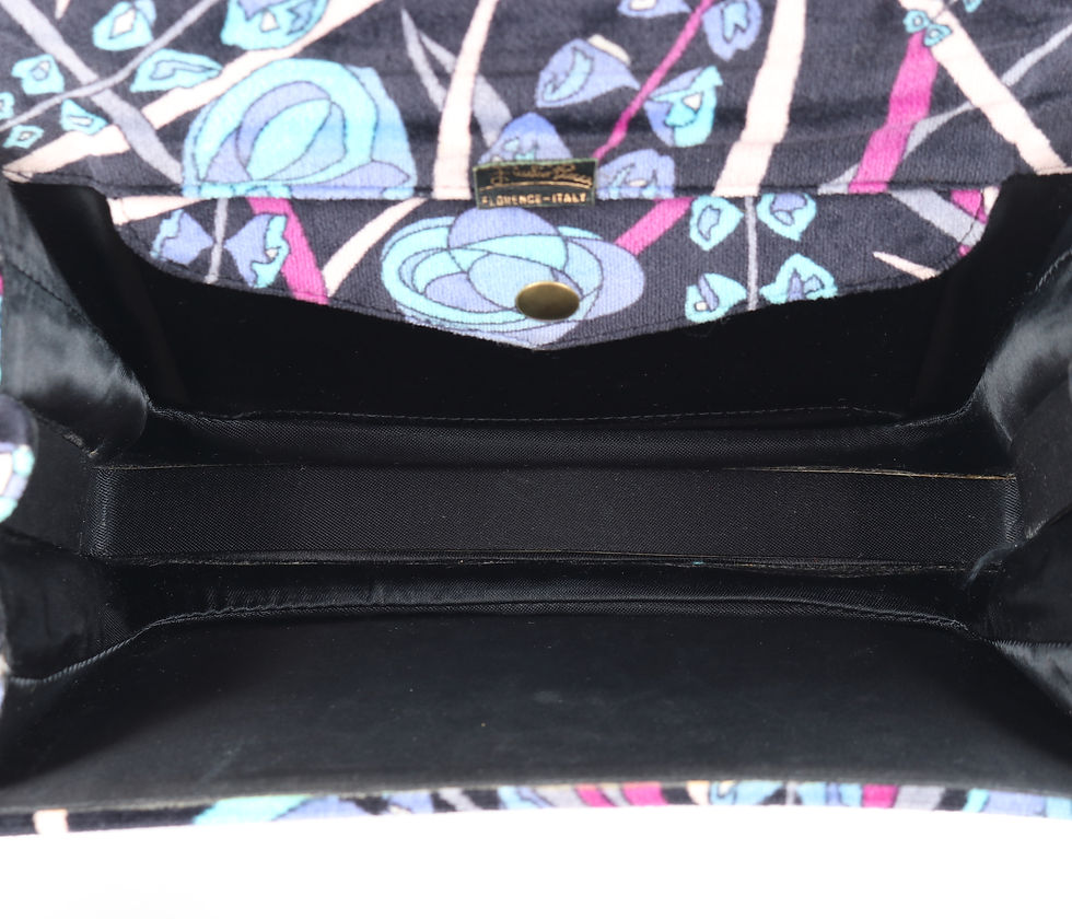 Thumbnail: Emilio Pucci 1970's Velvet Clutch