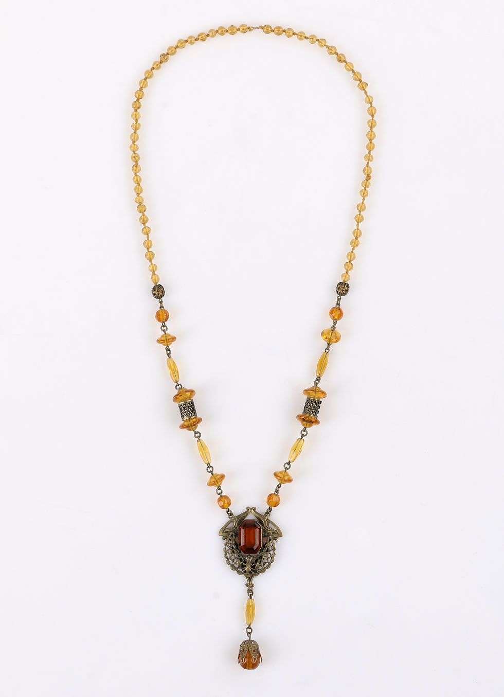 Thumbnail: Art Nouveau c.1920's Pendant Necklace