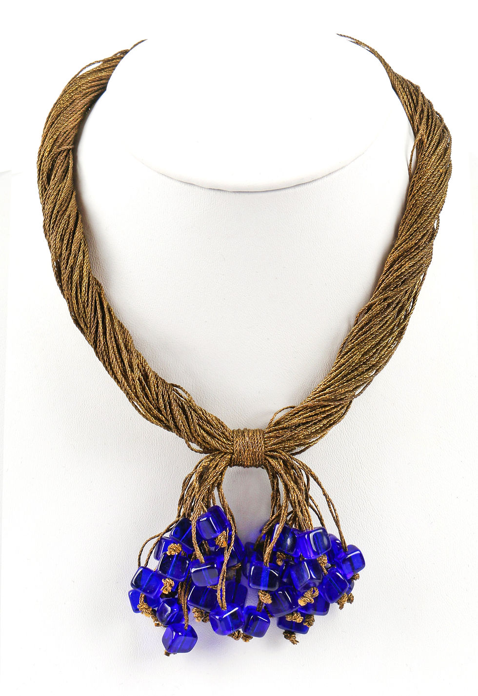 Thumbnail: c.1920's Antique Glass Beaded Necklace