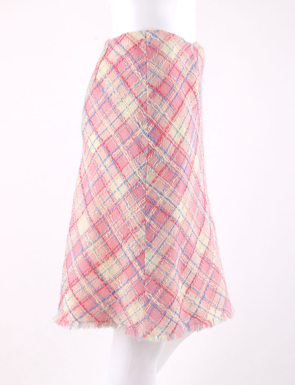 Thumbnail: Moschino Plaid Jacket Skirt Suit