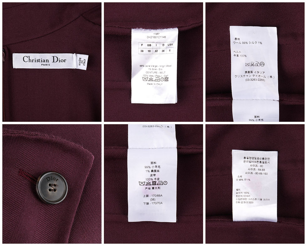 Thumbnail: Christian Dior John Galliano Ruffle Lapel Dress