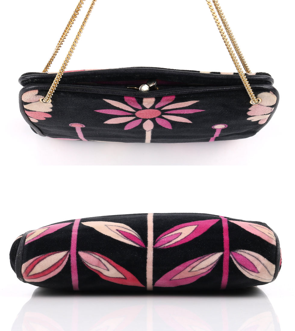 Thumbnail: Emilio Pucci Velvet Handbag