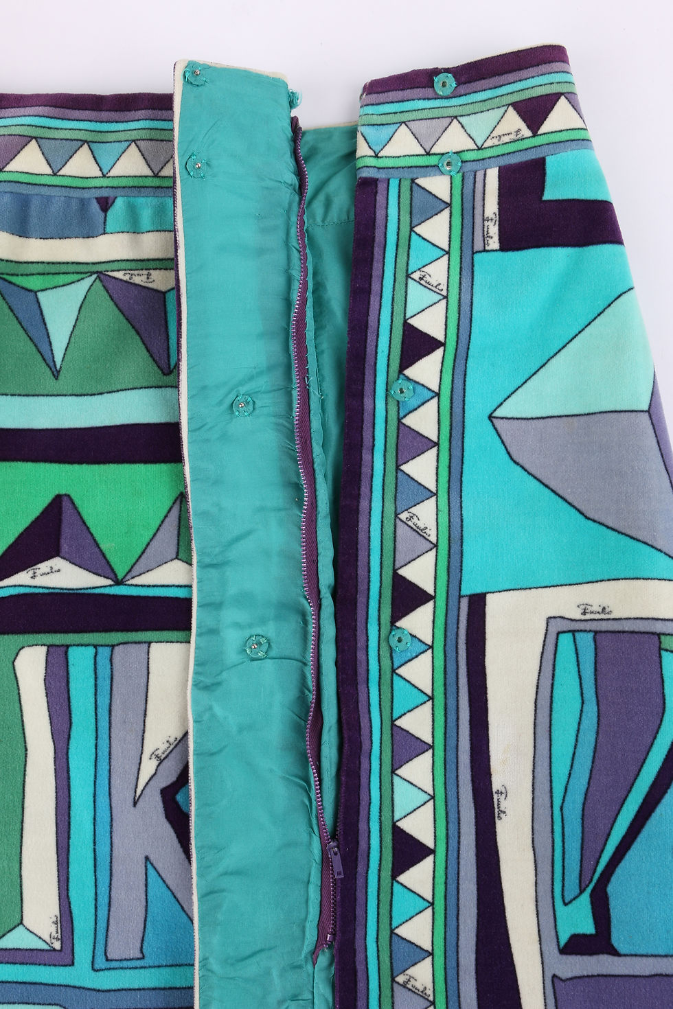 Thumbnail: Emilio Pucci A-Line Wrap Skirt