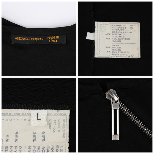 Alexander McQueen Mesh Zipper Top | FIFTH-MAIN