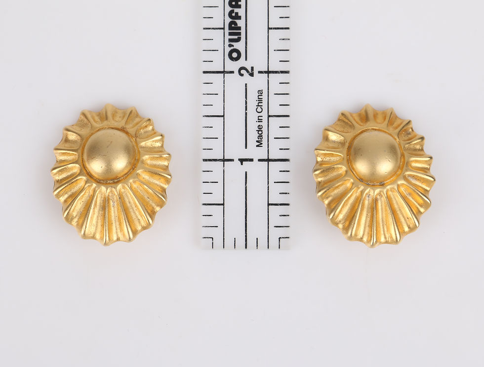 Thumbnail: Hermes Paris Sun Ray Earrings