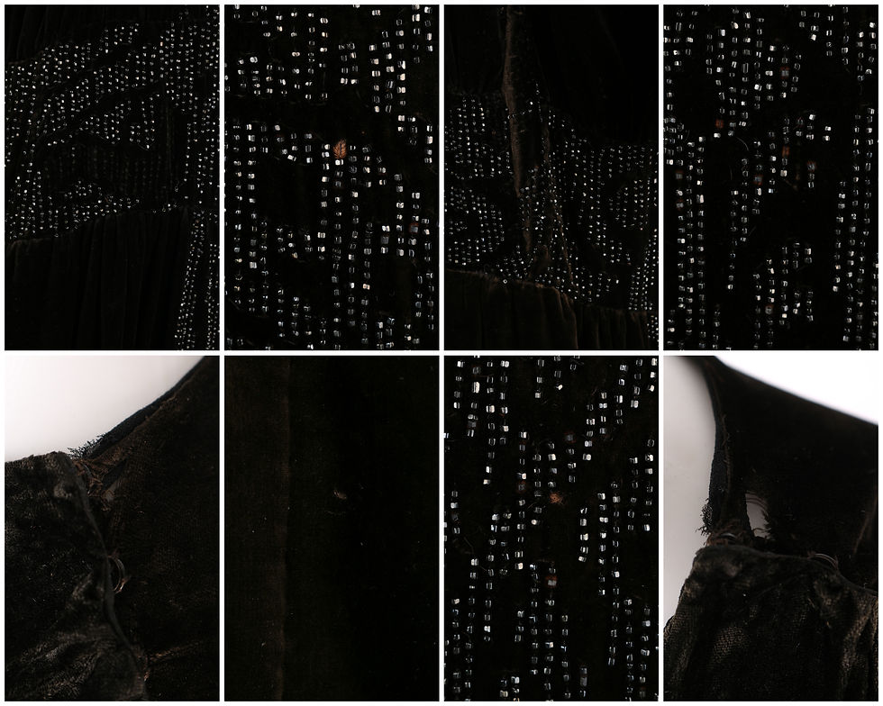 Thumbnail: Adair Paris c.1922 Beaded Flapper Dress