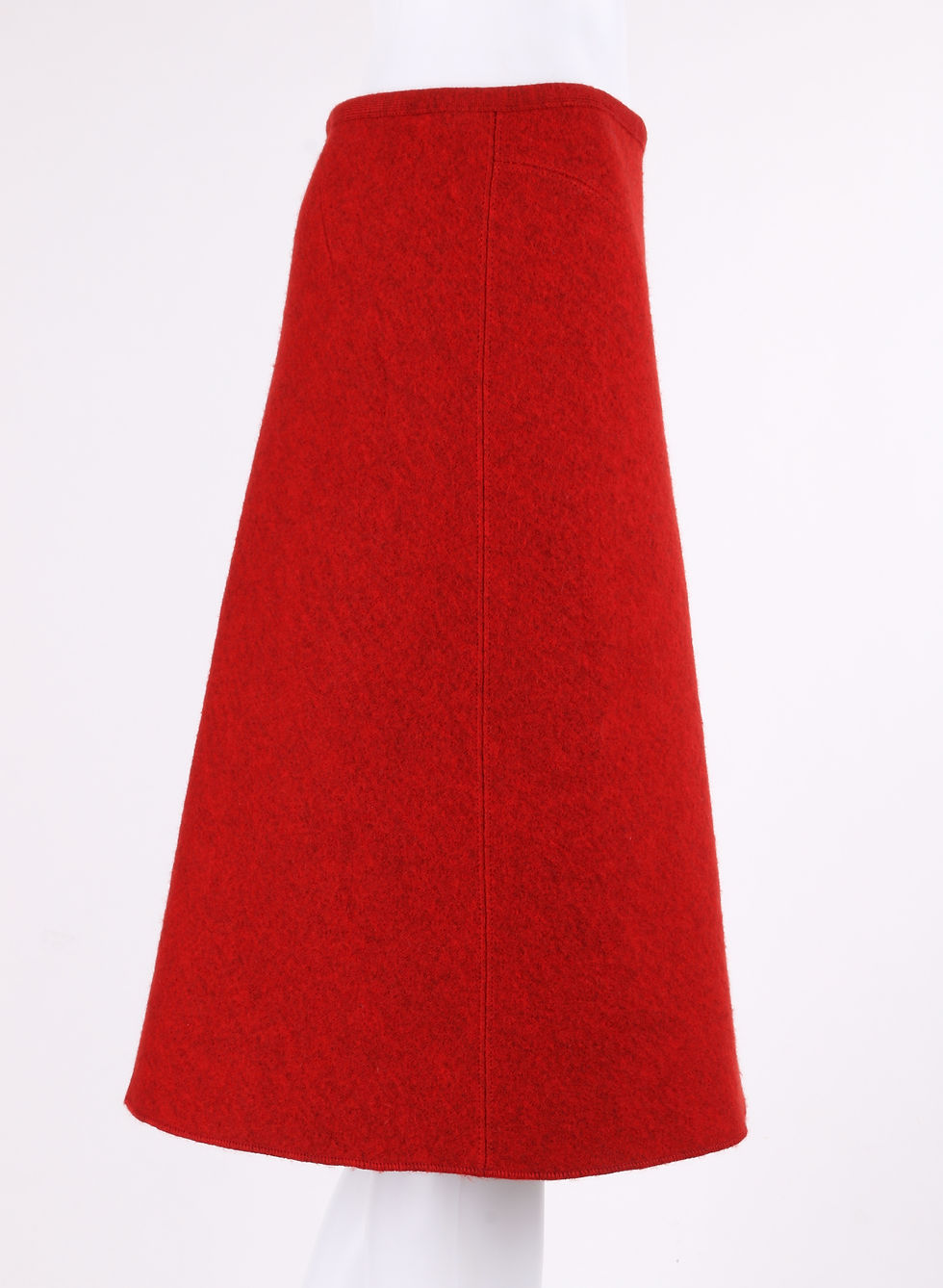 Thumbnail: Alaia Boiled Wool A-Line Skirt