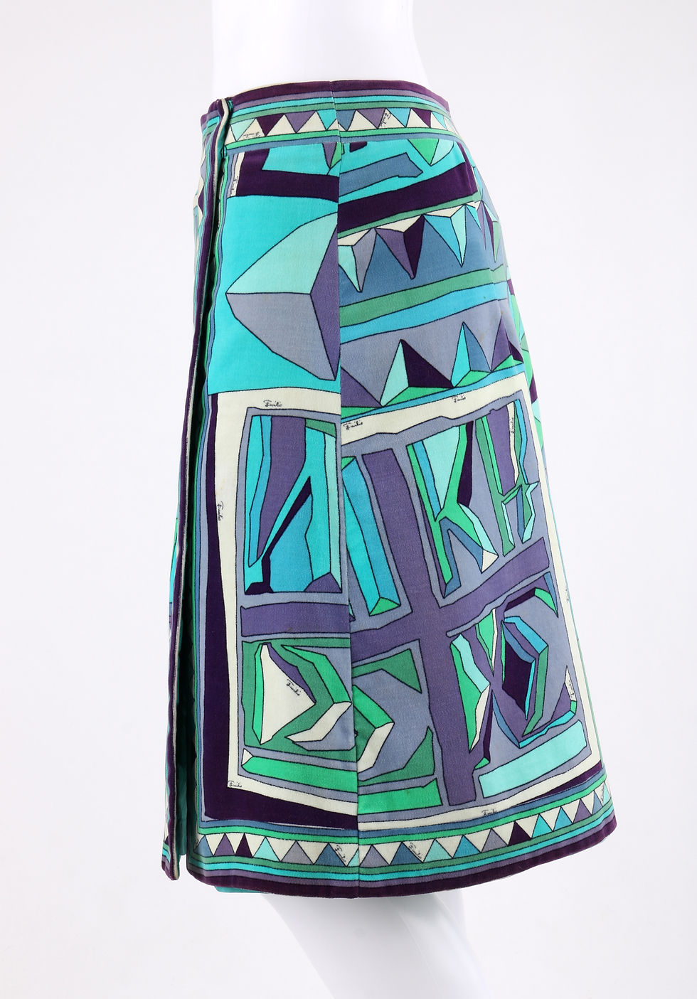 Thumbnail: Emilio Pucci A-Line Wrap Skirt