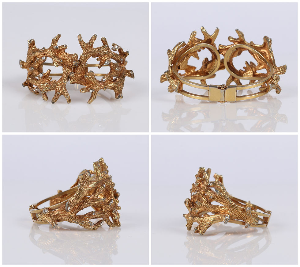 Thumbnail: Hattie Carnegie Bracelet Earrings Necklace Set