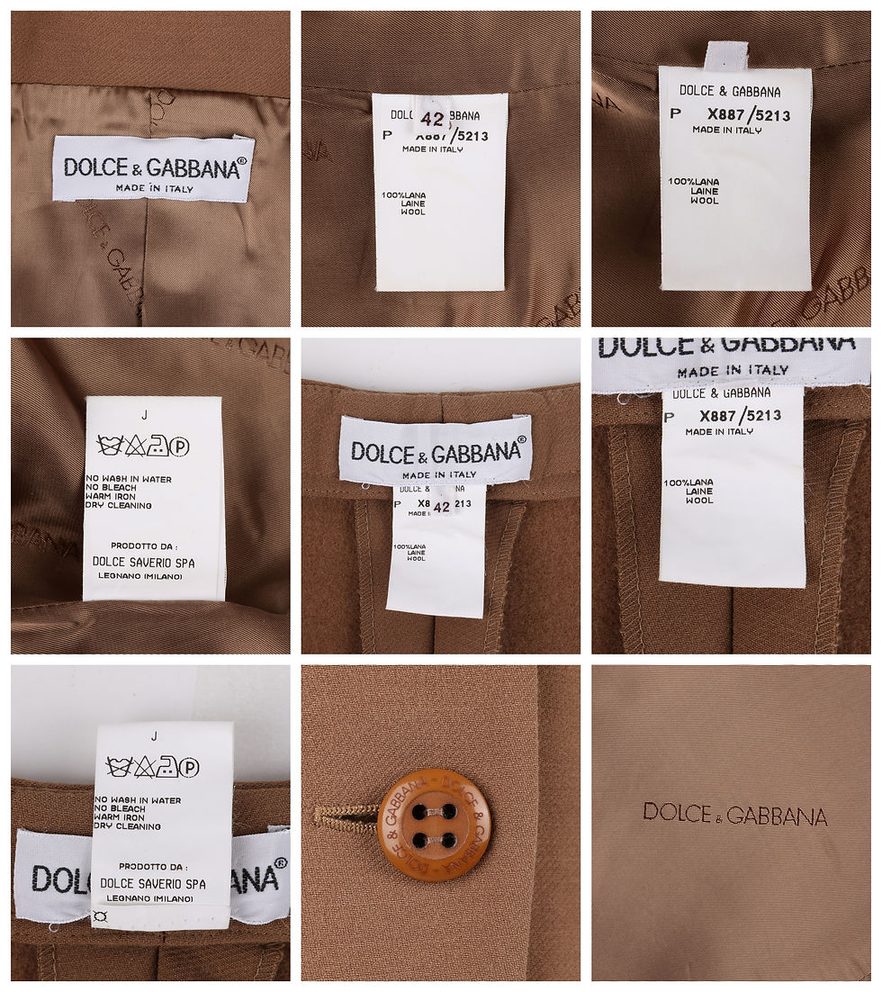 Thumbnail: Dolce & Gabbana Wool Jacket Pant Suit