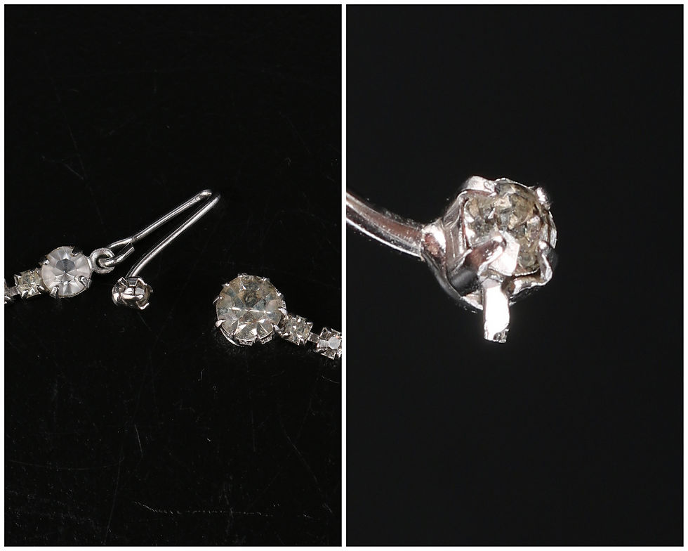 Thumbnail: Juliana D&E For Vendome Rhinestone Necklace Earring Set