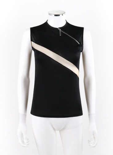 ALEXANDER MQUEEN トップスノースリーブ　イタリア製　Ｘ1398 Women's Designer Tops, Blouses & Shirts | Alexander McQueen US