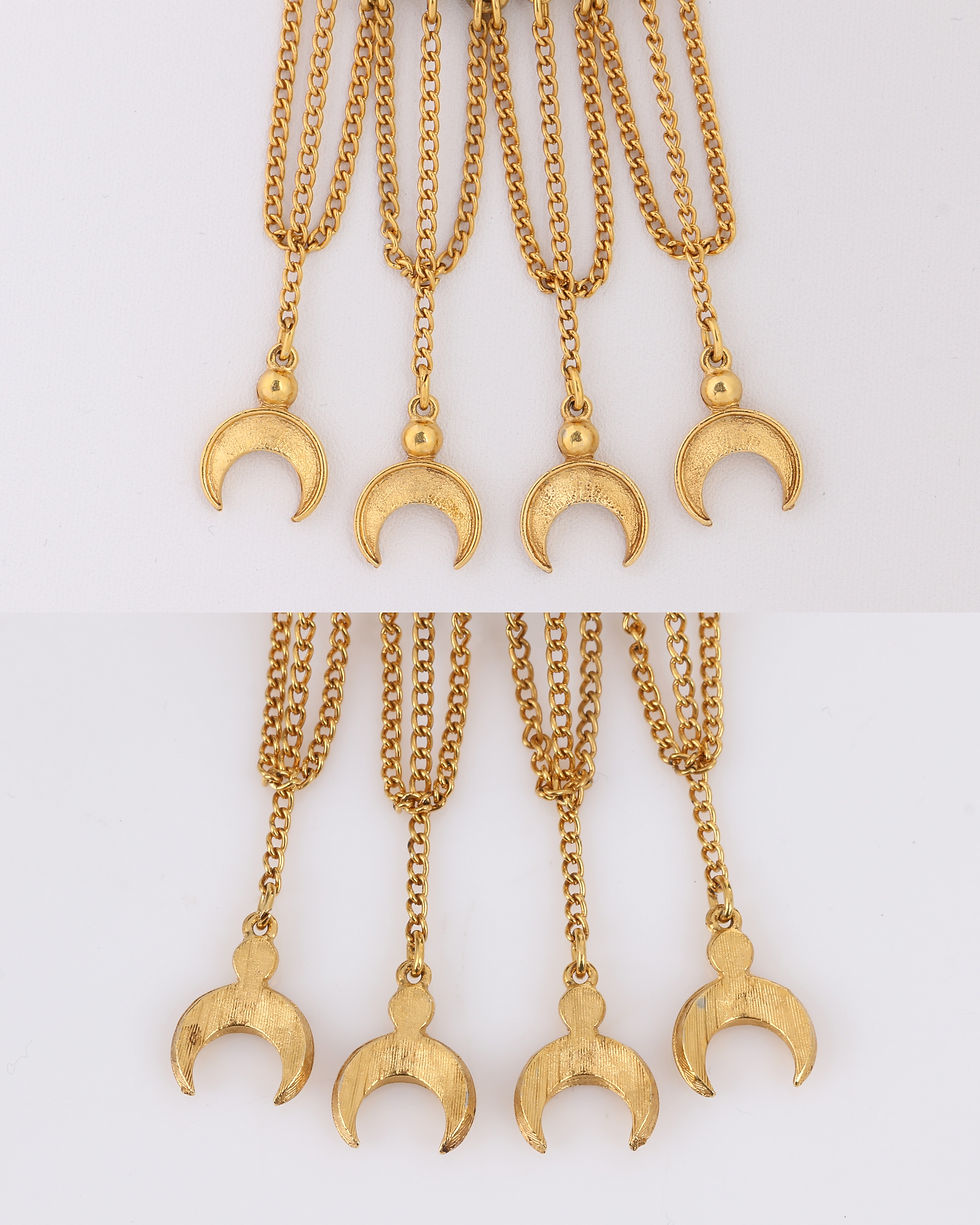 Thumbnail: Florenza Egyptian Revival Necklace & Earrings Set