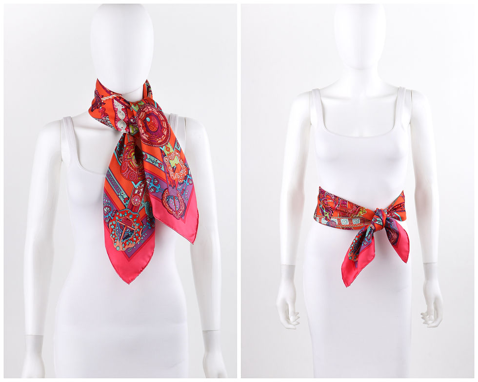 Thumbnail: Hermes "Le Songe De La Licorne" Scarf