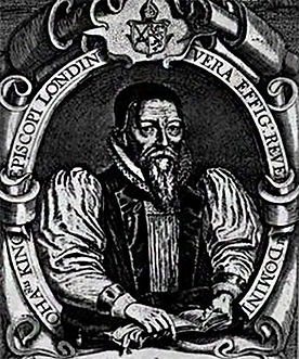 Portrait sketch of Bishop John King