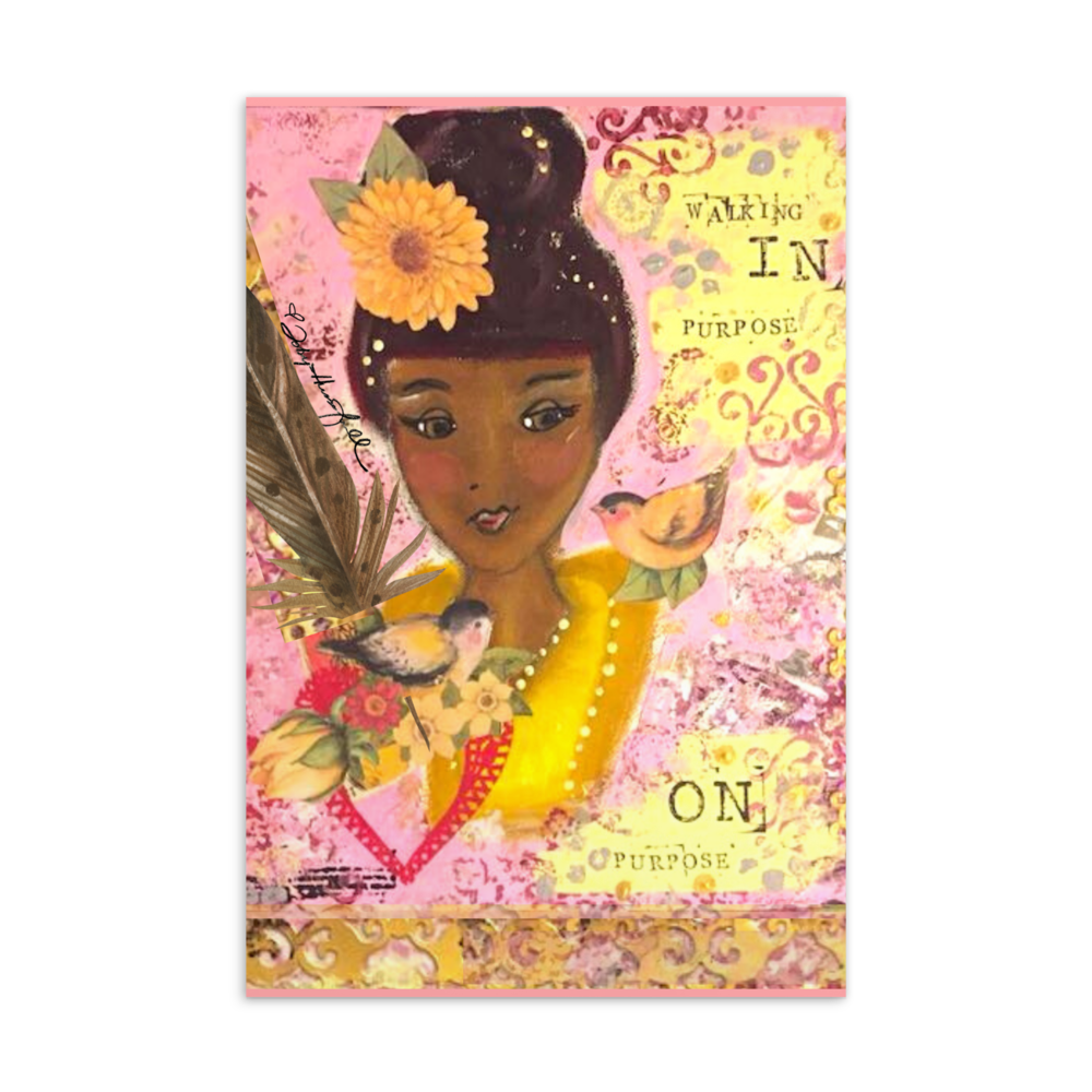 Warrior Postcard - 4x6 (one sided only)