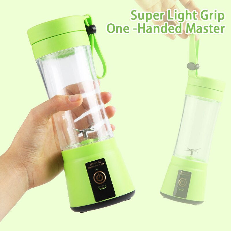 Thumbnail: Tragbare Fruchtsaft Mixer Sommer persönliche elektrische Mini-Flasche zu Hause 