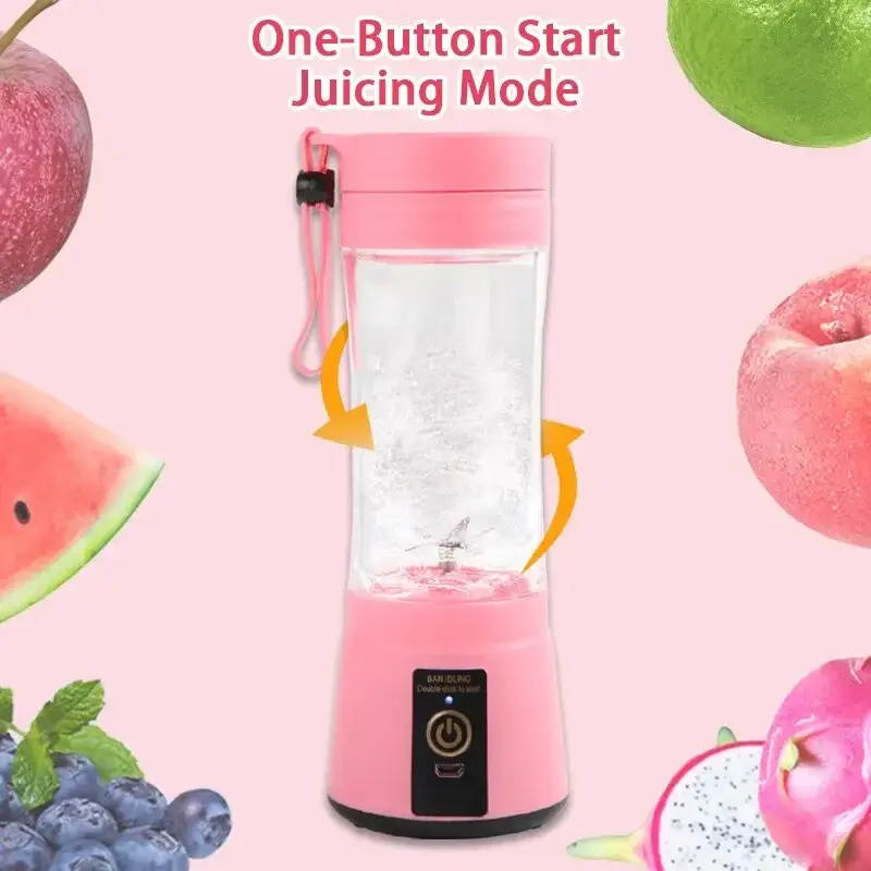 Thumbnail: Sommer elektrische Mini tragbare Fruchtsaft mixer persönliche Flasche nach Haus