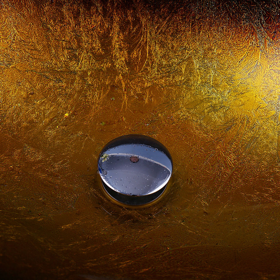 Thumbnail: YANKSMART Gehärtetem Glas Oval Bad Handgemalte Glas Becken Waschbecken Arbeitsp