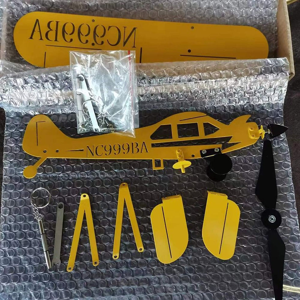 Miniaturbild: Wetterfahne Windrichtung Kompass rohr Flugzeug Wetterfahne Windmühle 3d Garten 