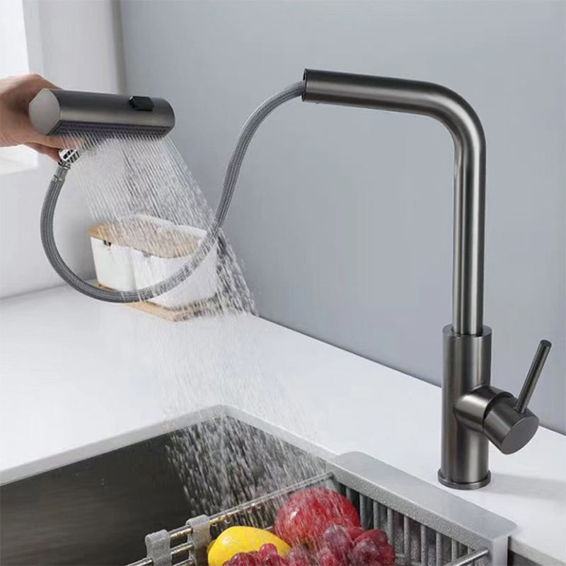 Thumbnail: Ycrays Smart Touch Control 3-Modus Küchen armatur schwarzer Wasserfall Kran geb