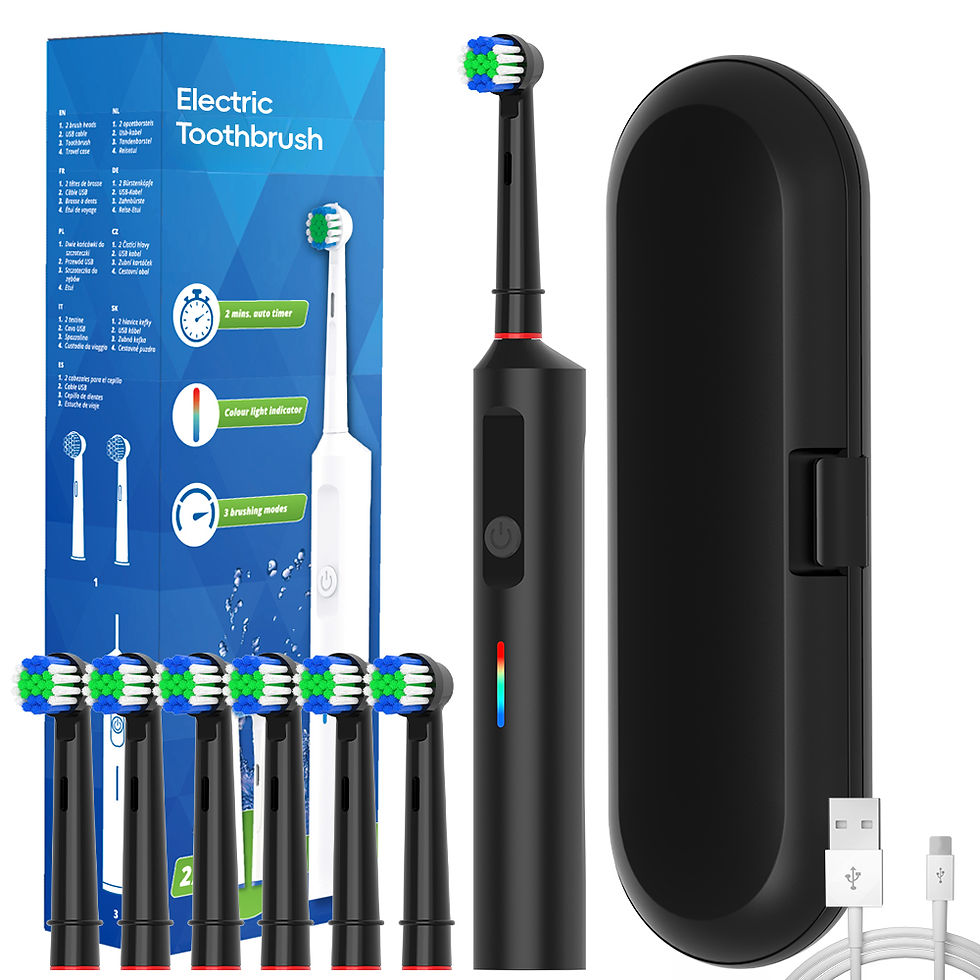 Thumbnail: Intelligente rotierende elektrische Zahnbürste, wiederauf ladbare rotierende Za