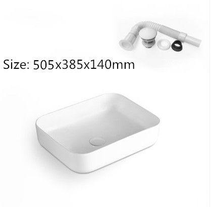 Thumbnail: Heißer Verkauf Bad Waschbecken Keramik Waschbecken Waschbecken Weiß Lavabo Schw
