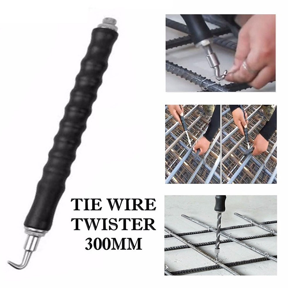 Miniaturbild: 1pc Kabelbinder Twister Bewehrung gerade Haken 300mmm Kabelbinder Zaun Twister 