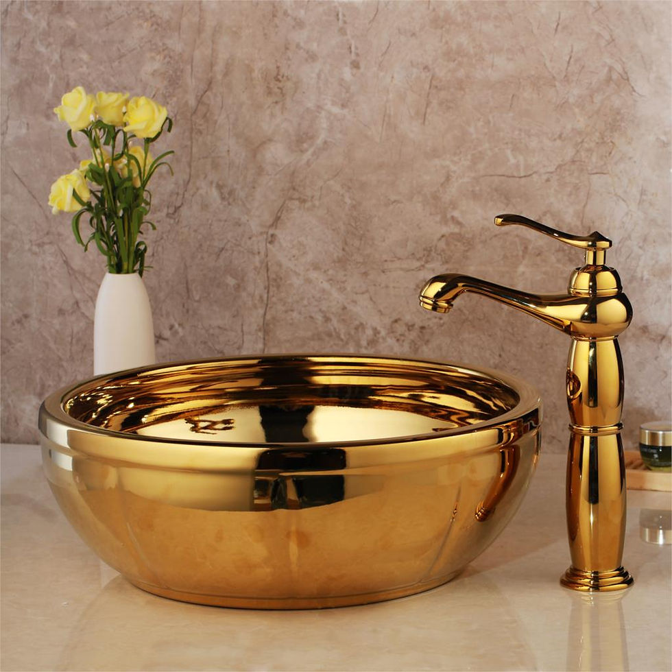 Miniaturbild: YANKSMART Runde Und Oval Bad Garderobe Porzellan Waschbecken Waschbecken Kerami