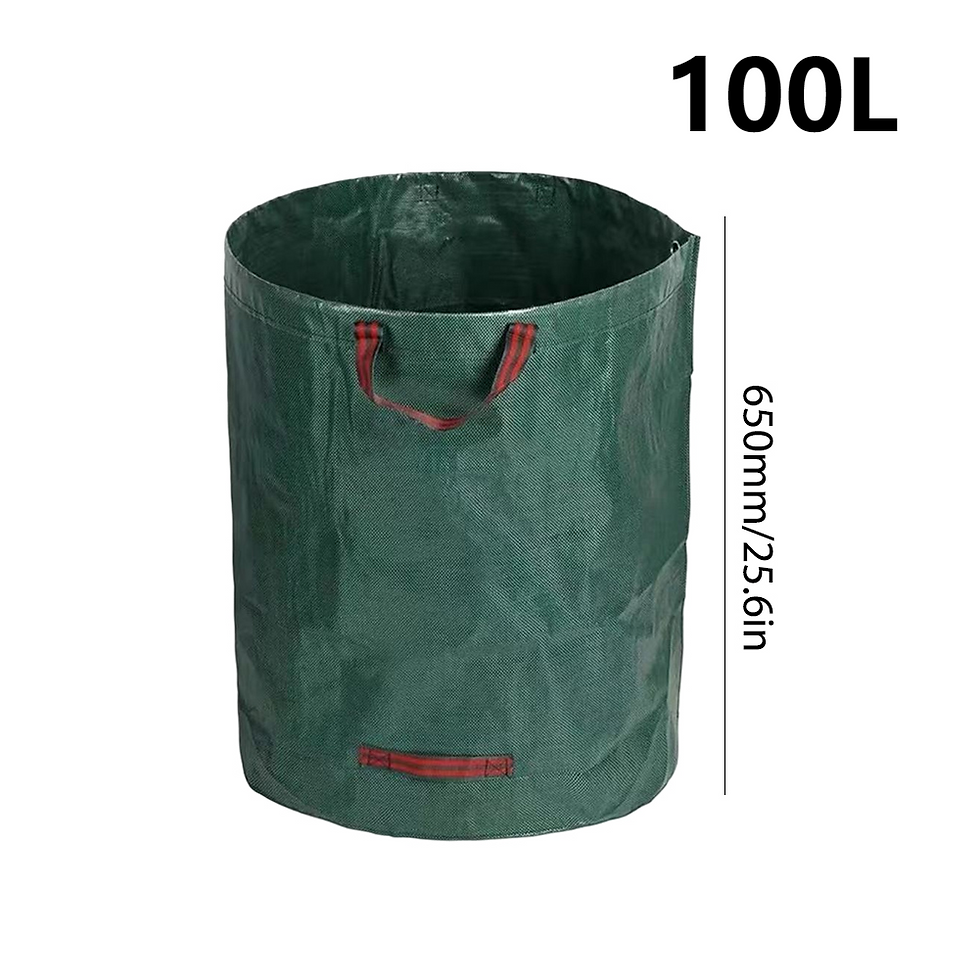 Thumbnail: 60l-500l wieder verwendbare Garten tasche große Kapazität Blatts ack leichte Mü