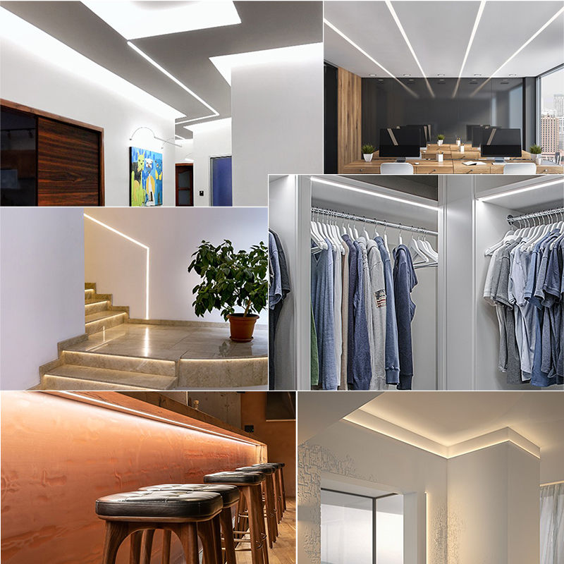 Thumbnail: Cct cob led strip lights high density 608 leds/m flexible dimmable fob led